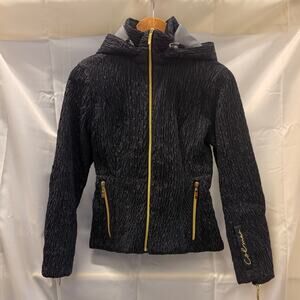 Colmar Women's Ski Jacket Black Size 42 Winter Ski Snowboard Aspen Mountain